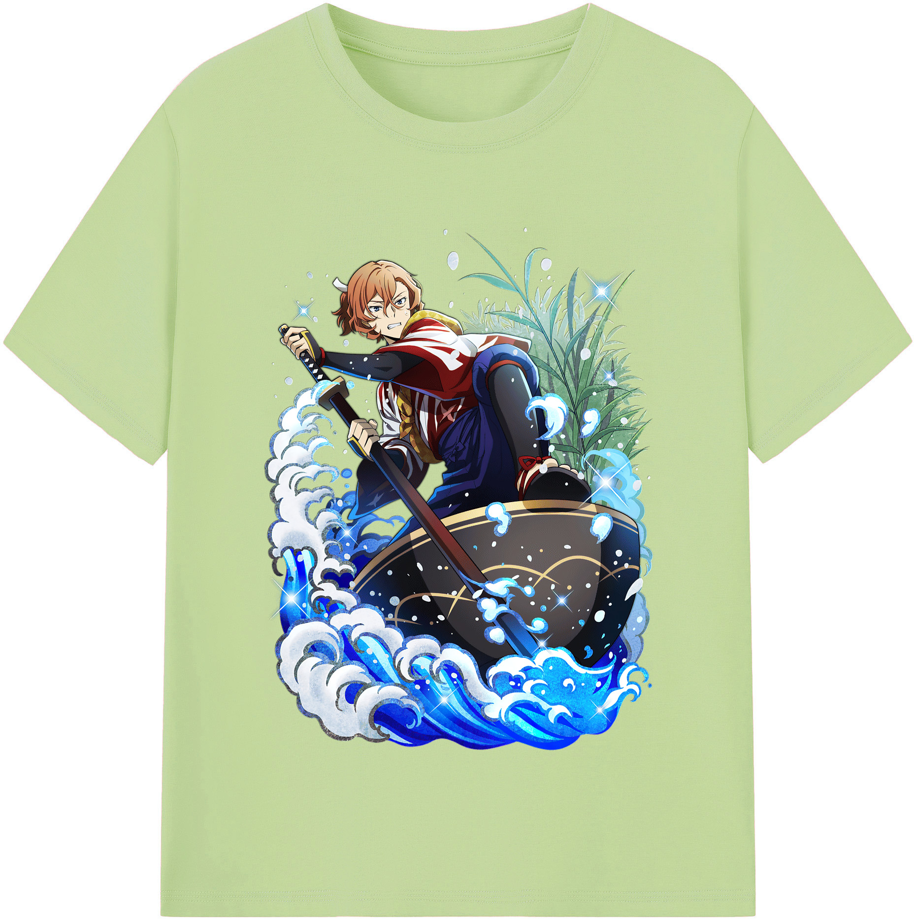（画像用） 文豪ストレイドッグス Bungo Stray Dogs 綿100％半袖Tシャツ（フロントプリント）
